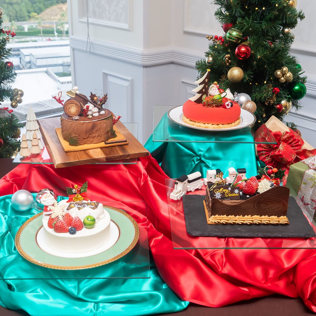 シェラトン・グランデ・トーキョーベイ・ホテル「トスティーナ」2022年 シェラトン クリスマスケーキコレクション 撮影画像