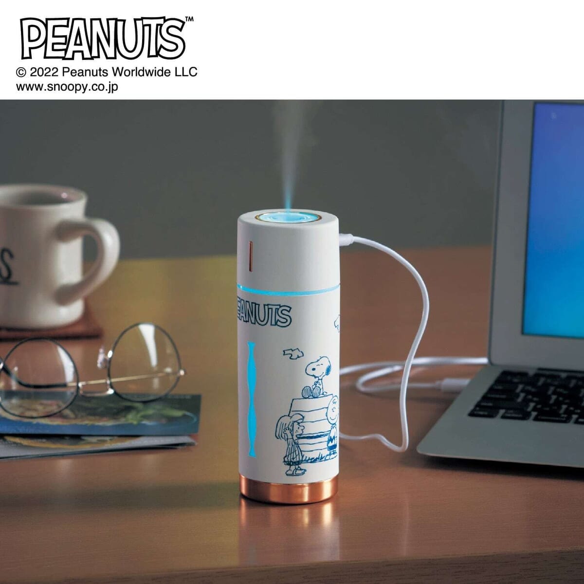 ベルメゾン「スヌーピー」卓上USB加湿器
