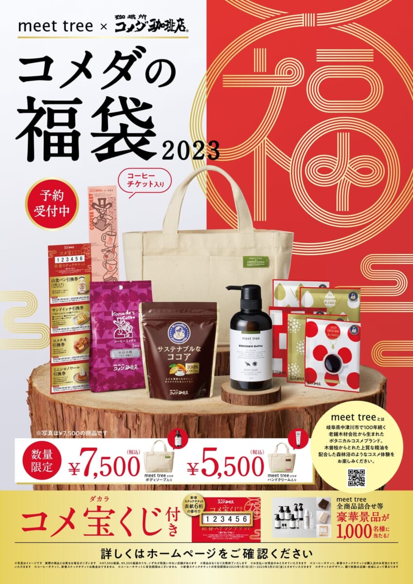 コメダ珈琲店「2023年コメダの福袋」1