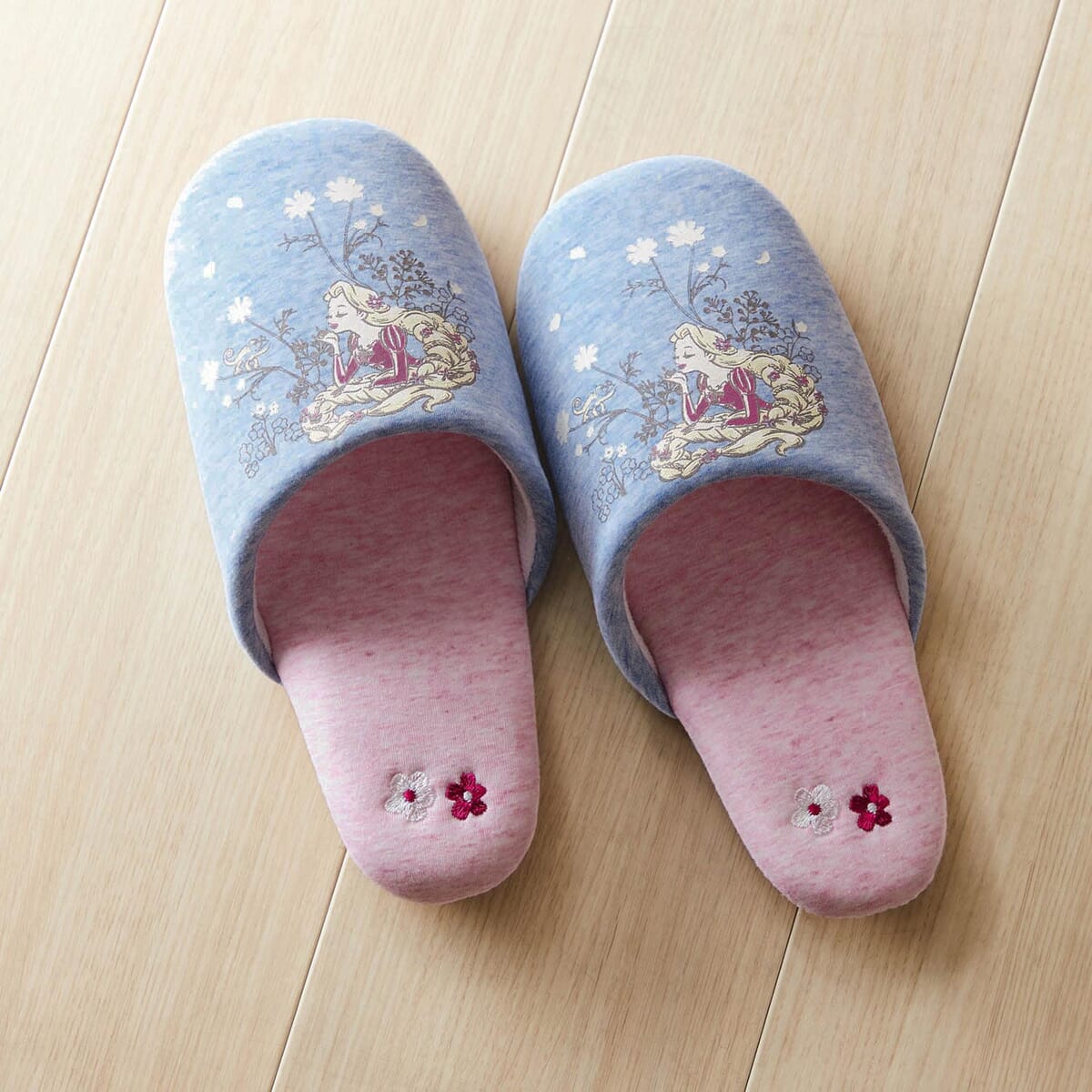 洗えるしっかり仕様のソフトスリッパ ラプンツェル