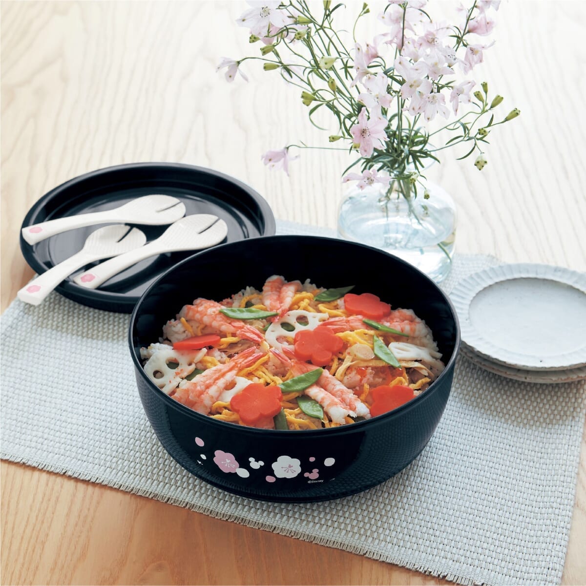 寿司桶＆しゃもじ3本セット