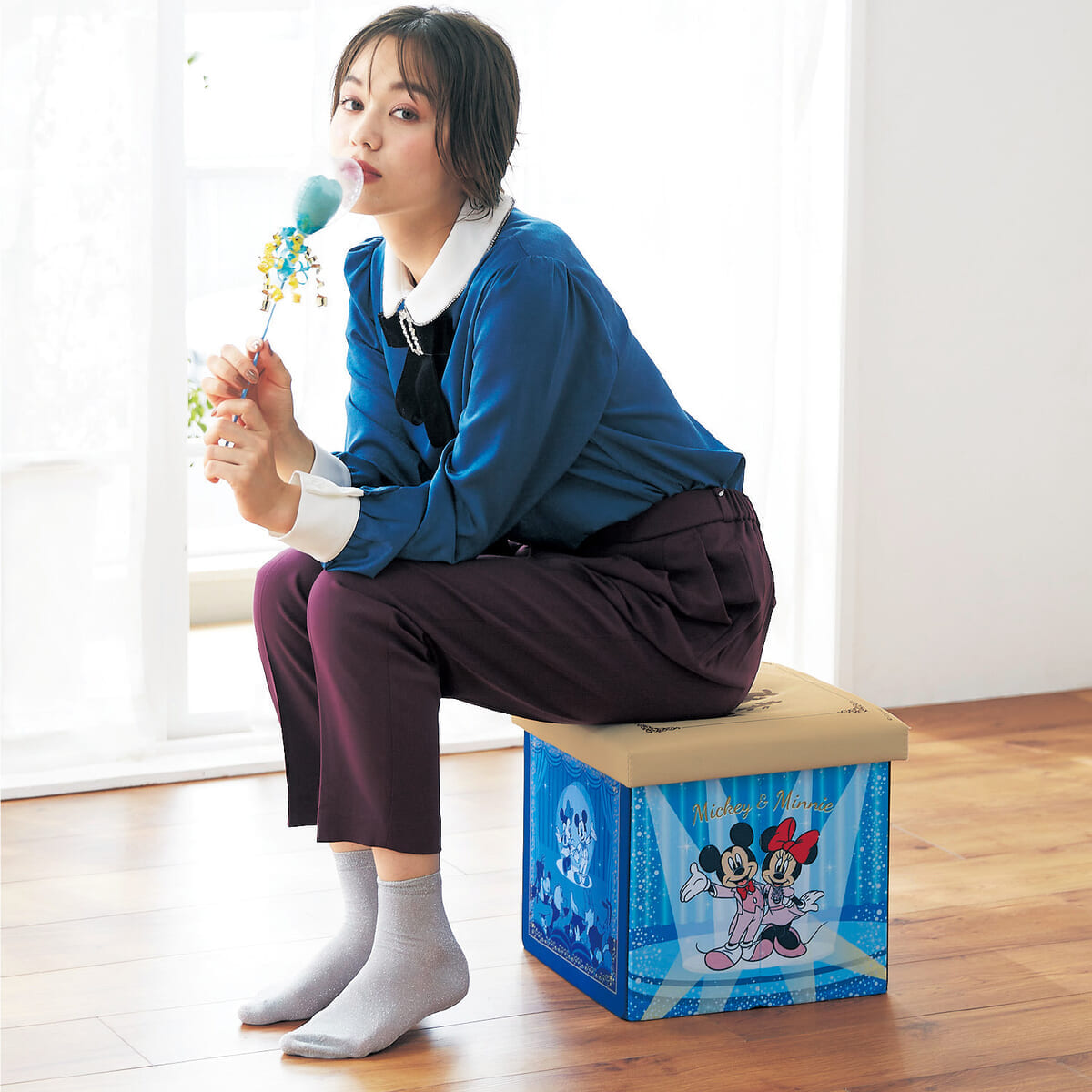 収納スツール　使用イメージ