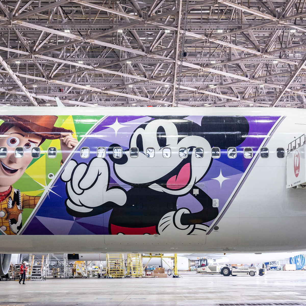 「JAL DREAM EXPRESS Disney100」機体概要　ミッキーマウス