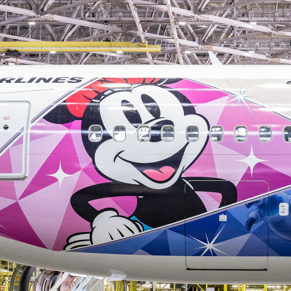 「JAL DREAM EXPRESS Disney100」機体概要　ミニーマウス
