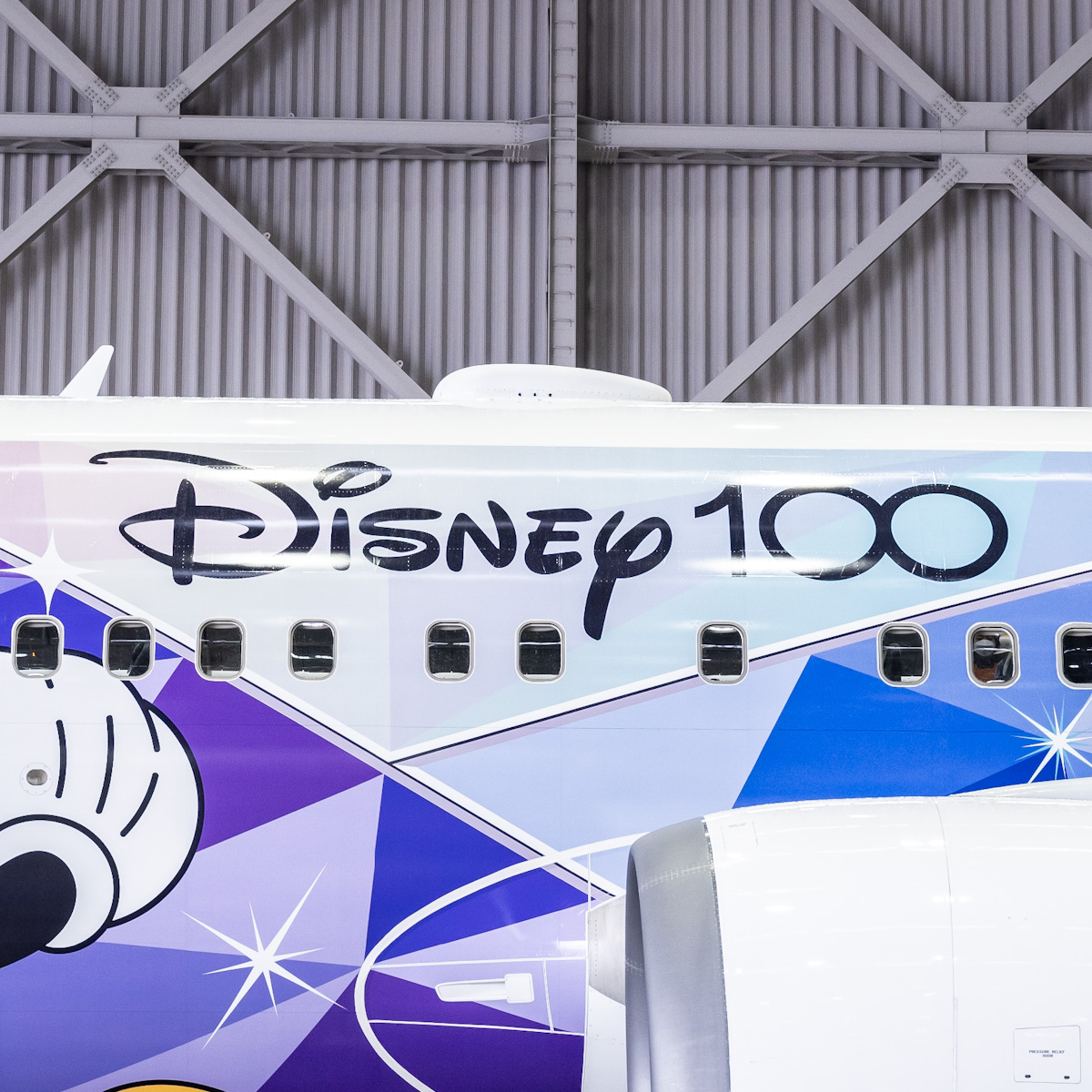 「JAL DREAM EXPRESS Disney100」機体概要　ロゴ