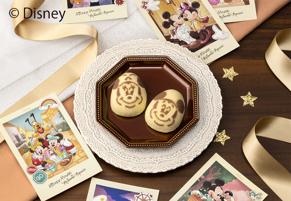 Disney SWEETS COLLECTION by 東京ばな奈「ミッキーマウス＆ミニーマウス/「銀座のキャラメルケーキ」です。」3