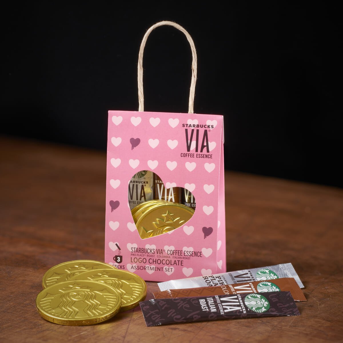 Starbucks VIA & Logo Chocolate Gift Valentine（スターバックス ヴィア & ロゴチョコレートギフト バレンタイン）