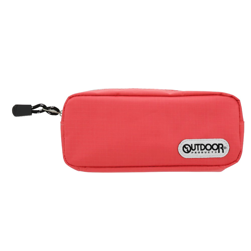 サンスター文具「PENCIL CASE RIPSTOP」コーラルレッド