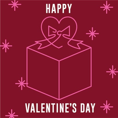 バレンタイン Starbucks eGift「Happy Valentine's Day eGift」2