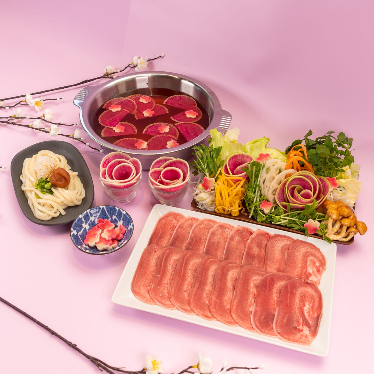 しゃぶしゃぶ温野菜「梅たんしゃぶ」