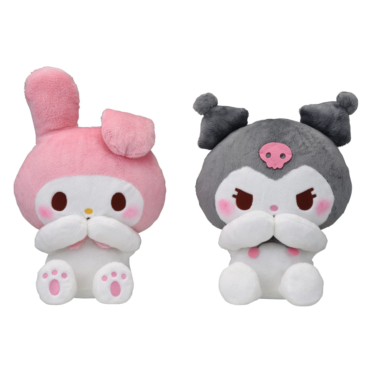 ゆるかわ　サンリオキャラクターズ　スペシャルはずかちっ！ぬいぐるみ“マイメロディ・クロミ”