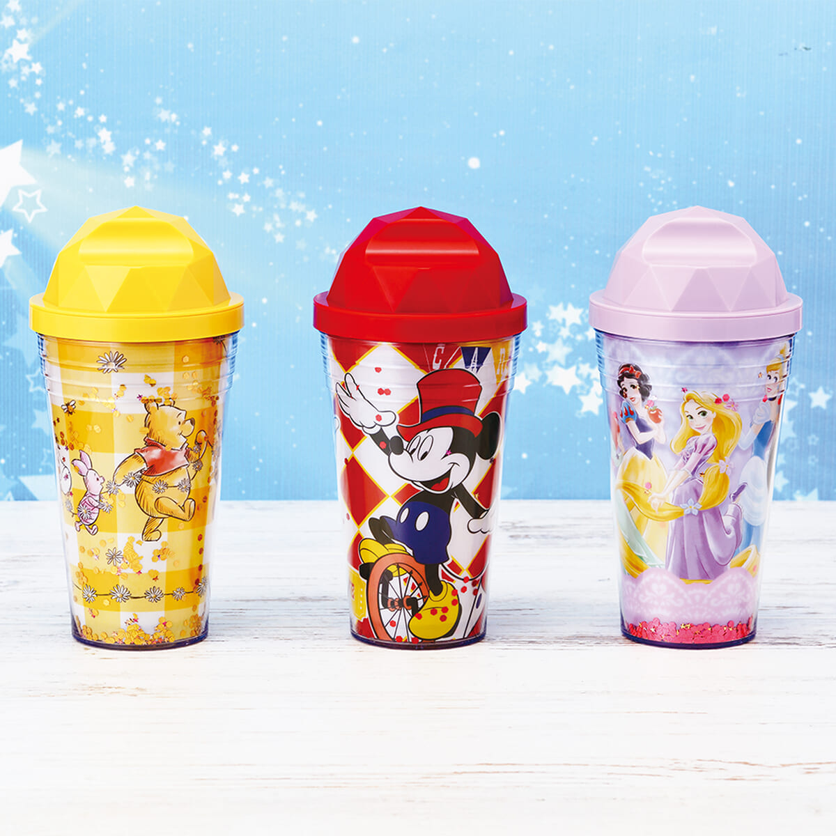 セガプライズ「ディズニーキャラクター プレミアムグリッタータンブラー」