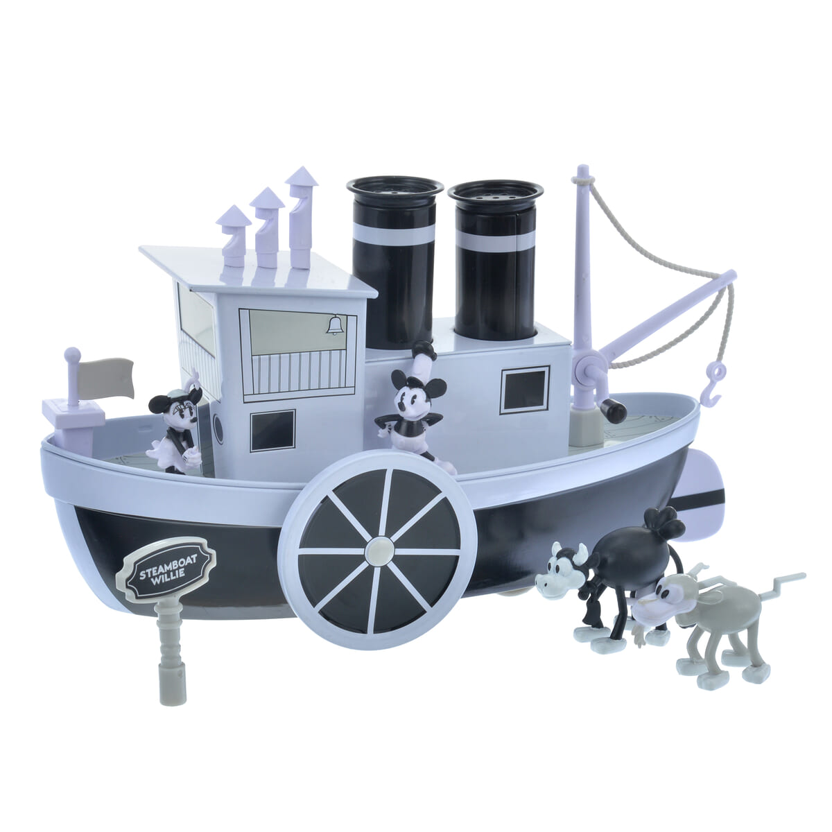 ミッキー＆ミニー おもちゃ ボート フィギュア付き ミュージック＆ムーブ 蒸気船ウィリー Disney100 Decades 20s Collection