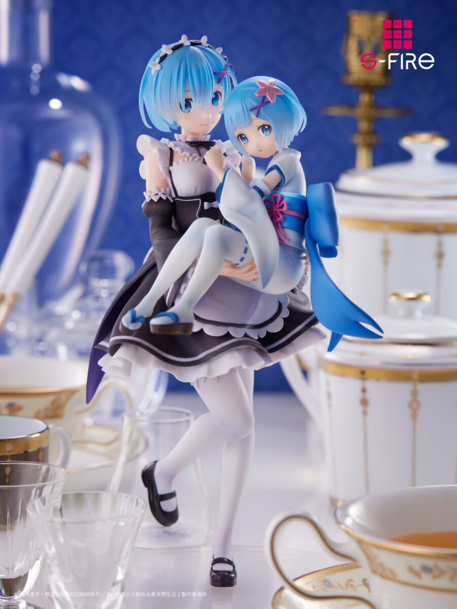 セガ「S-FIRE（エスファイア）」Re:ゼロから始める異世界生活　フィギュア　レム＆幼少期レム1