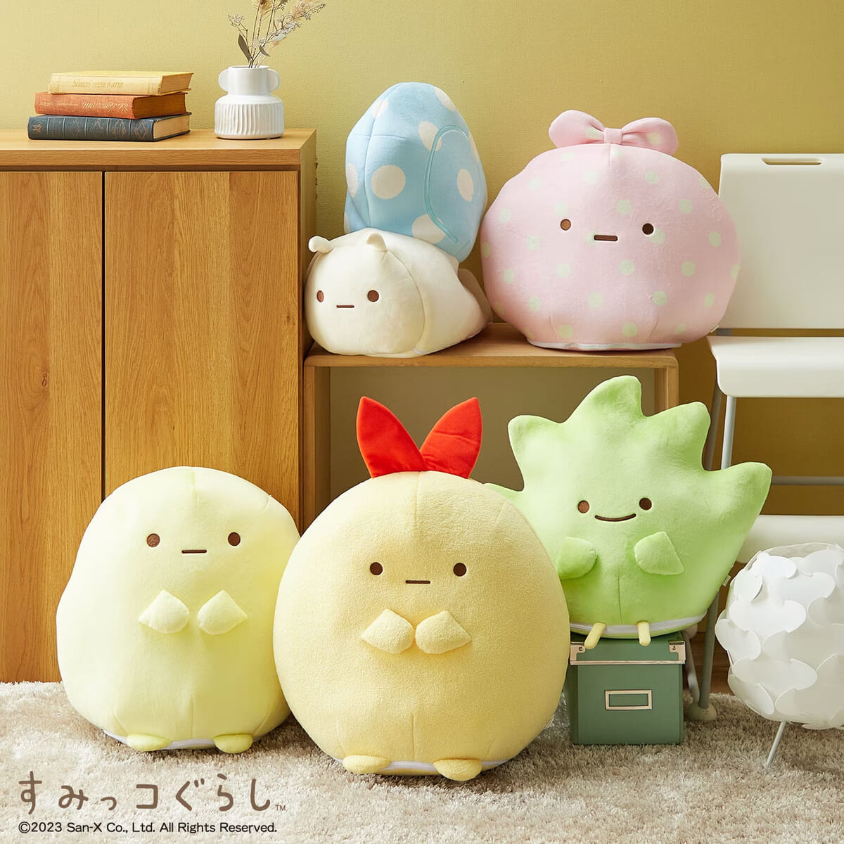 ベルメゾン「すみっコぐらし」ぬいぐるみになる収納ケース／みにっコ