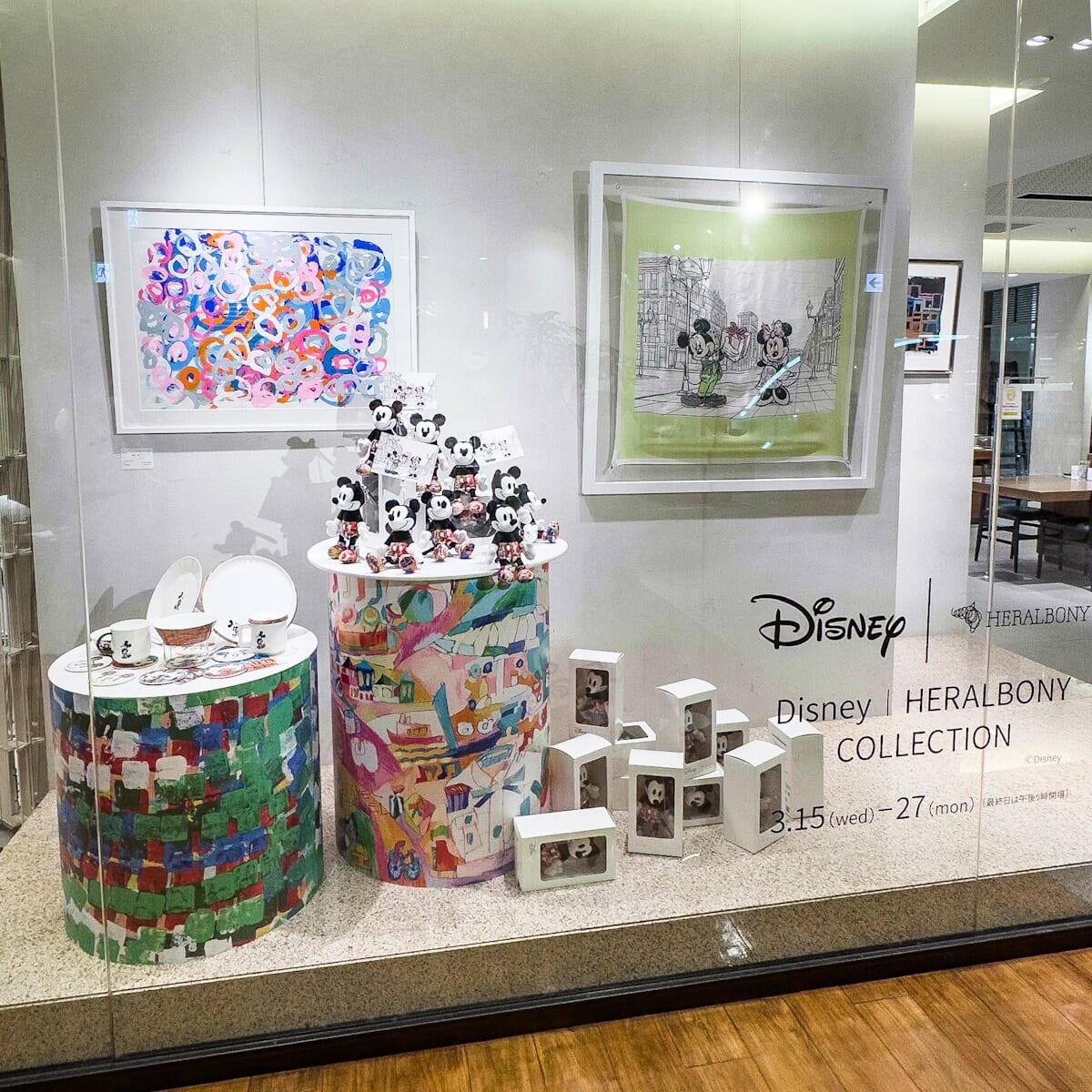 ヘラルボニー「ディズニー100 THE MARKET in 銀座三越」撮影