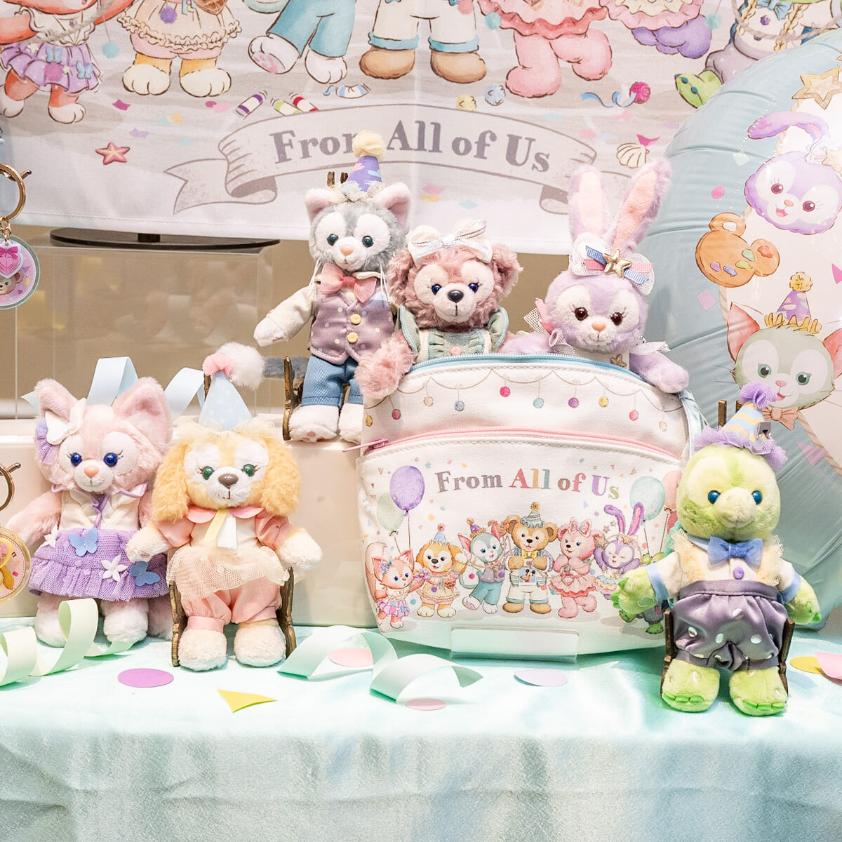 東京ディズニーシー“ダッフィー&フレンズのフロム・オール・オブ・アス”ぬいぐるみバッジ