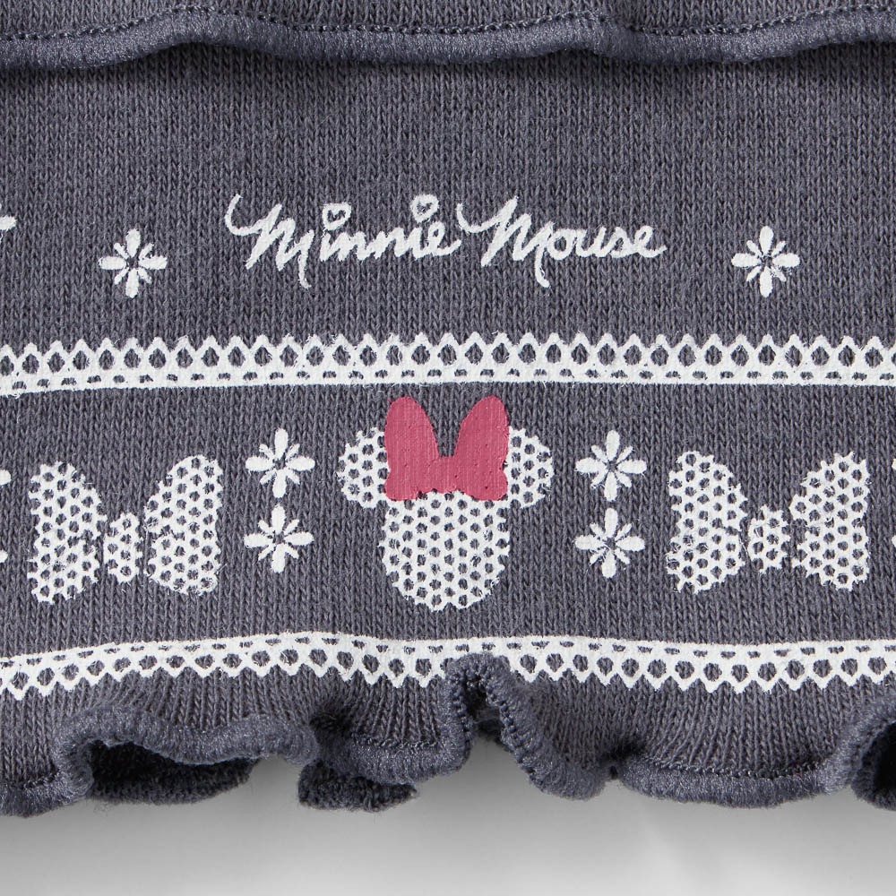 足口メローロングパンツ　ミニー　デザインアップ