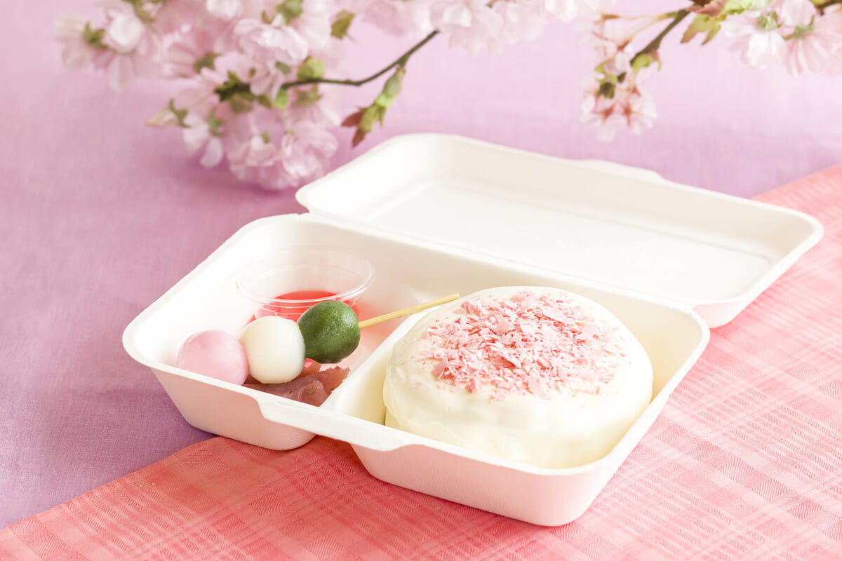 桜パンケーキ テイクアウト