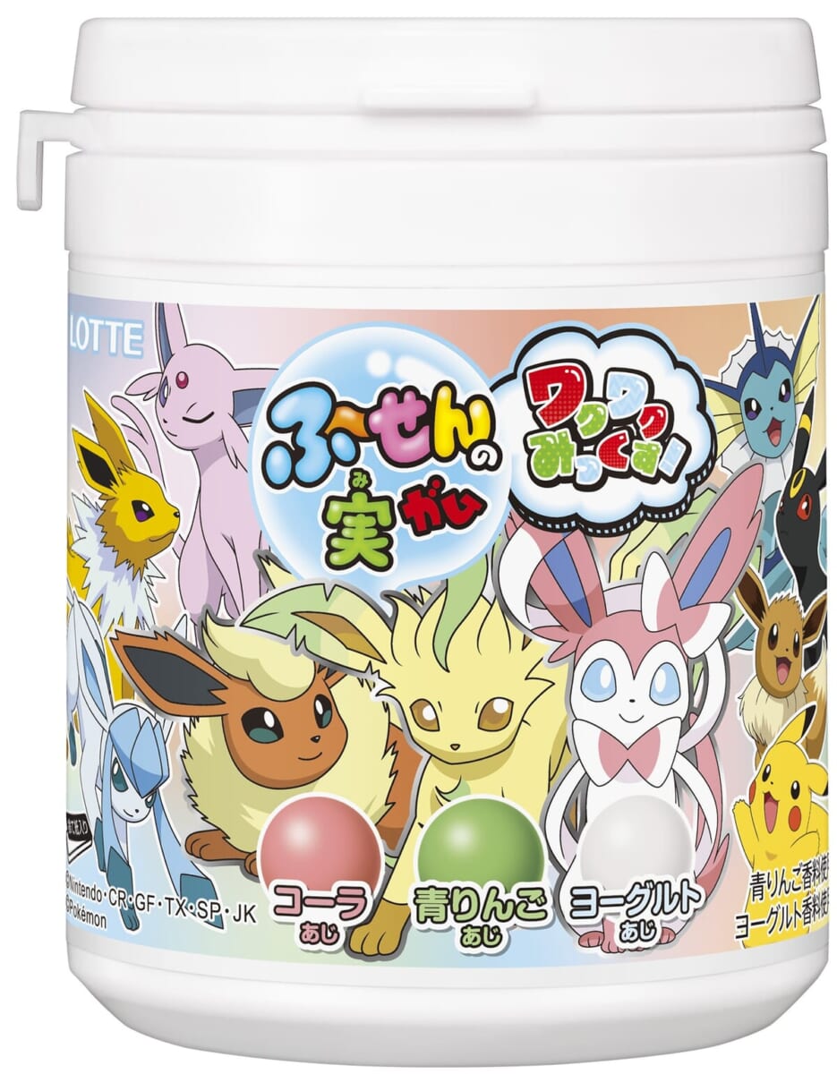 ロッテ「ポケットモンスター」ふ~せんの実ボトル ワクワクみっくす！3