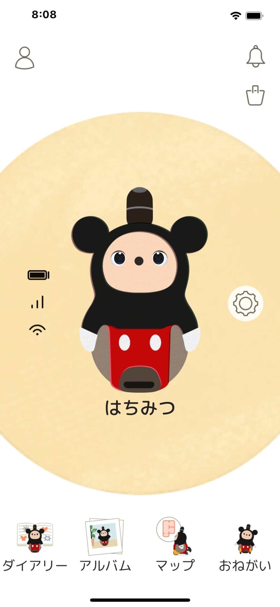 LOVOTアプリ「ミッキーマウス」デザイン