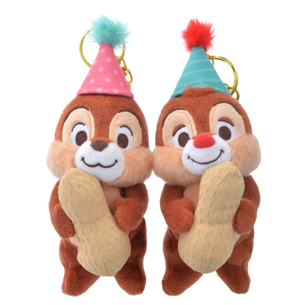 チップ＆デール ぬいぐるみキーホルダー・キーチェーン CHIP ‘n DALE 80 years