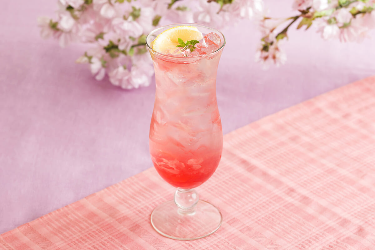 桜レモネード（Iced）