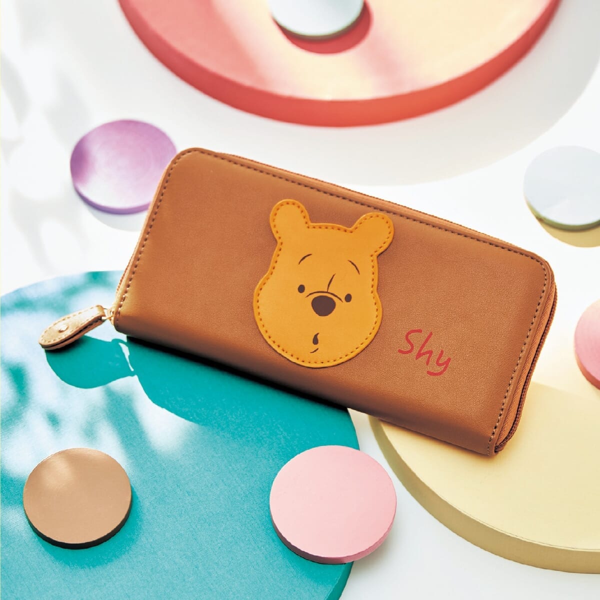 アップリケ長財布