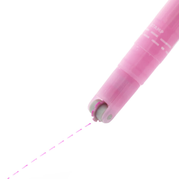 ローラースタンプペン cororo (コロロ)3　点線　ピンク2