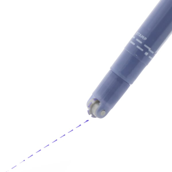 ローラースタンプペン cororo (コロロ)3　点線　ブルー2