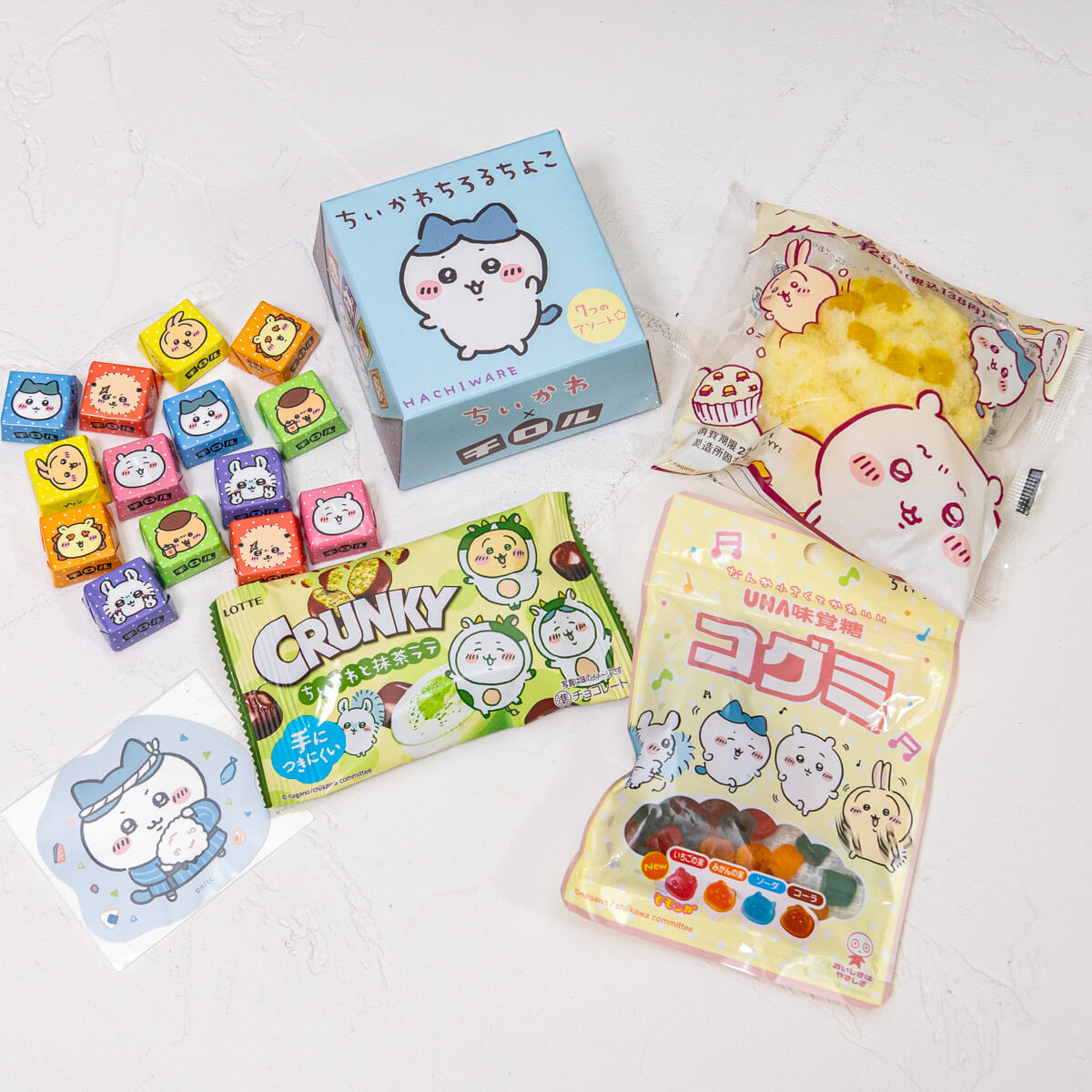 「ちいかわ」×ファミリーマート「むちゃうマーケット おかいものキャンペーン」撮影