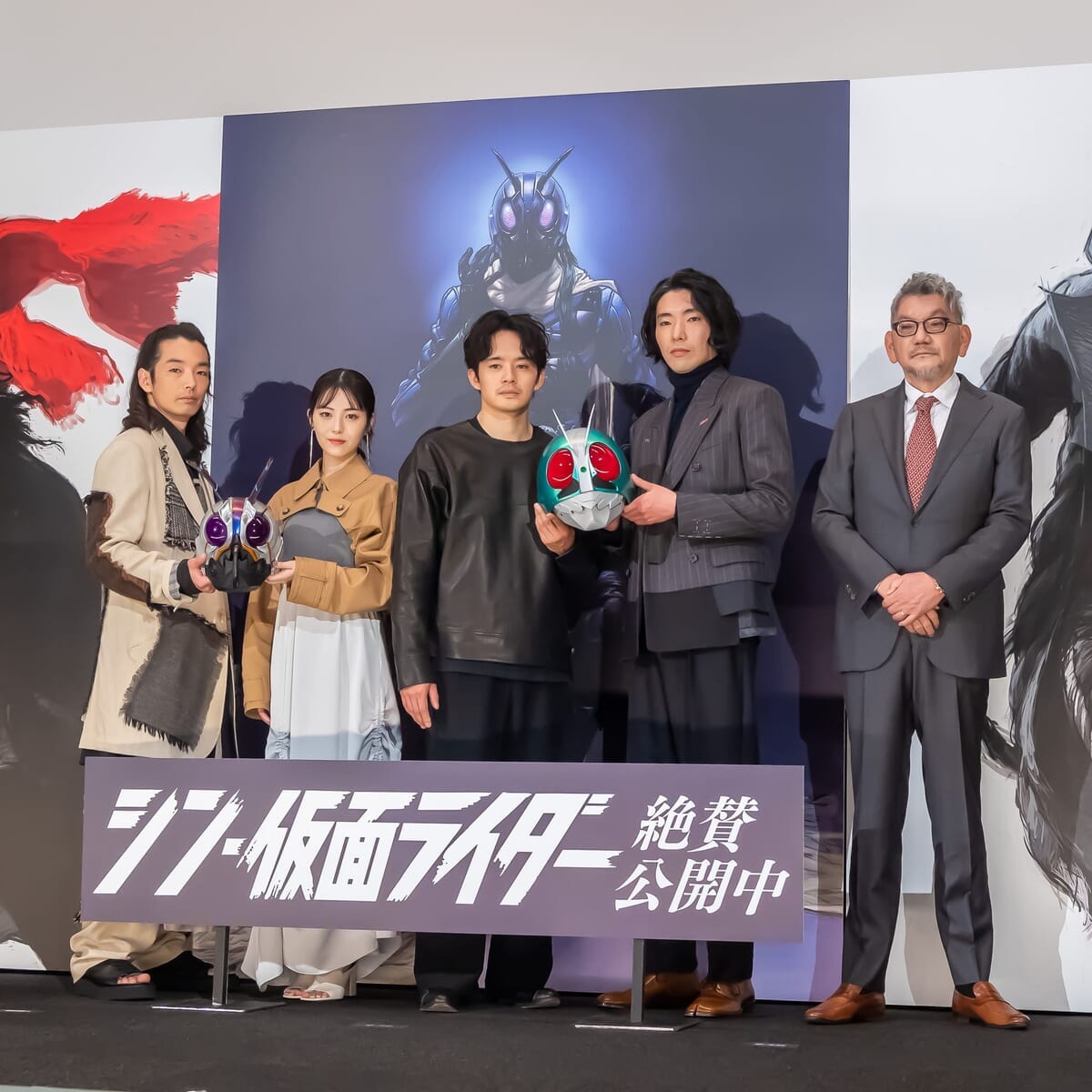 映画『シン・仮面ライダー』大ヒット御礼舞台挨拶