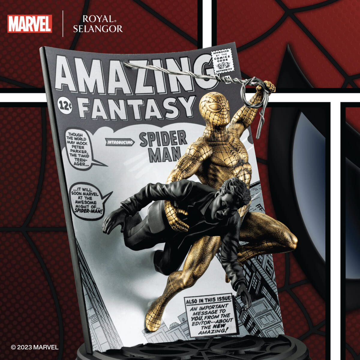 スパイダーマン “Amazing Fantasy #15” ゴールドエディション(世界限定 200体)