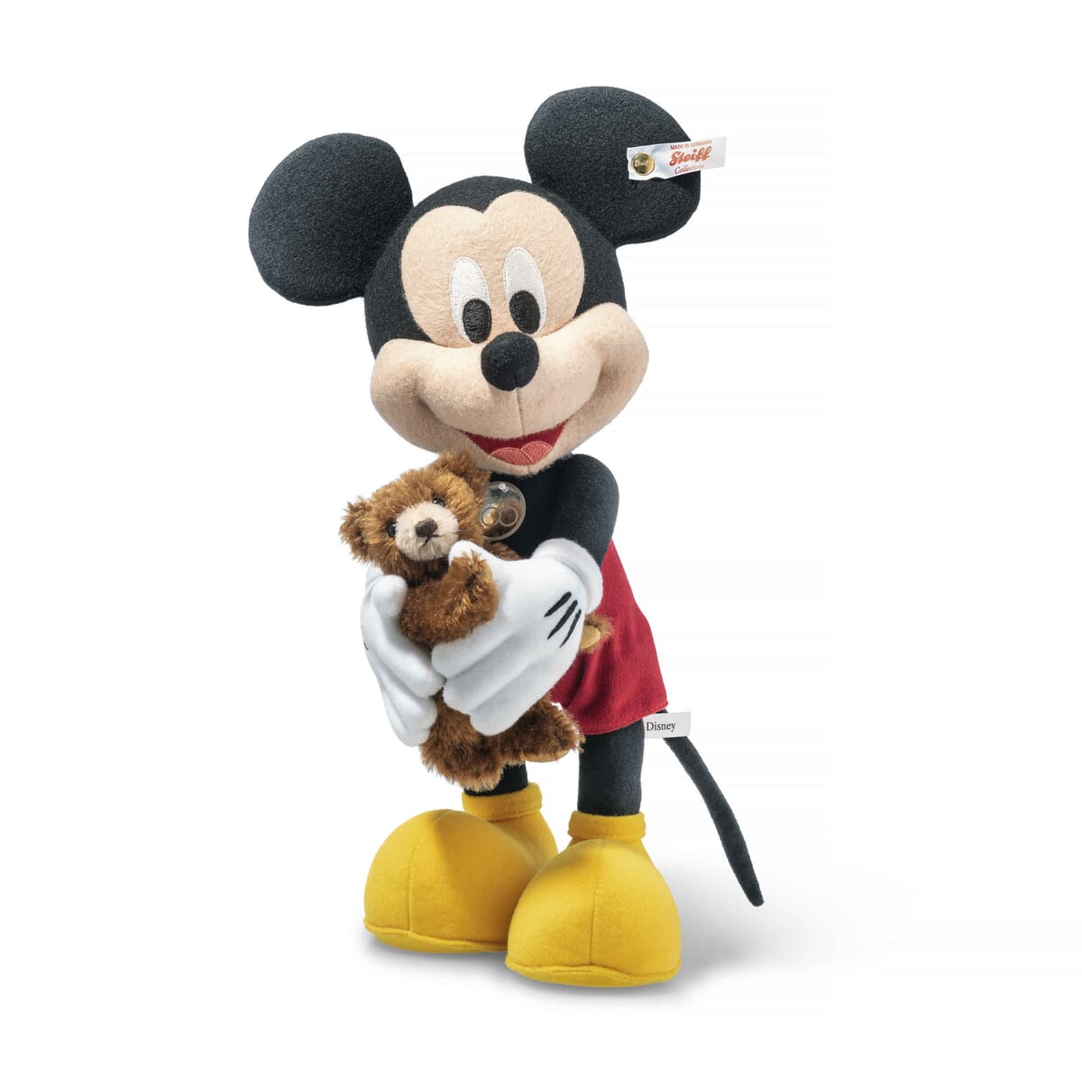 ディズニー100周年限定デザイン＜シュタイフ＞ミッキーマウス with テディベア