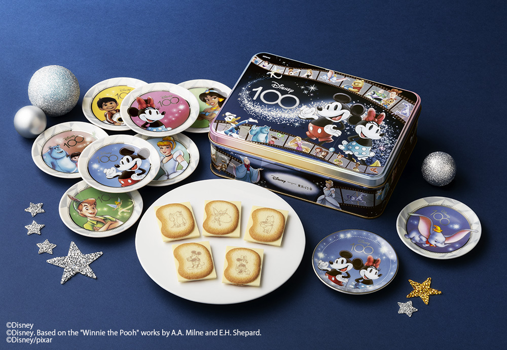 Disney SWEETS COLLECTION by 東京ばな奈『ディズニー100/ショコラサンド「見ぃつけたっ」』豆皿付き