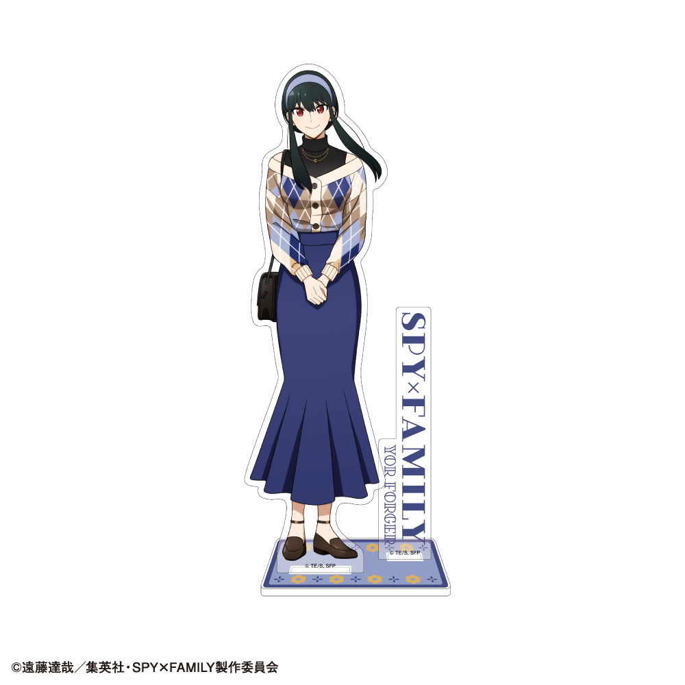 スパイファミリーアクリルスタンド/ヨル_アーガイル柄