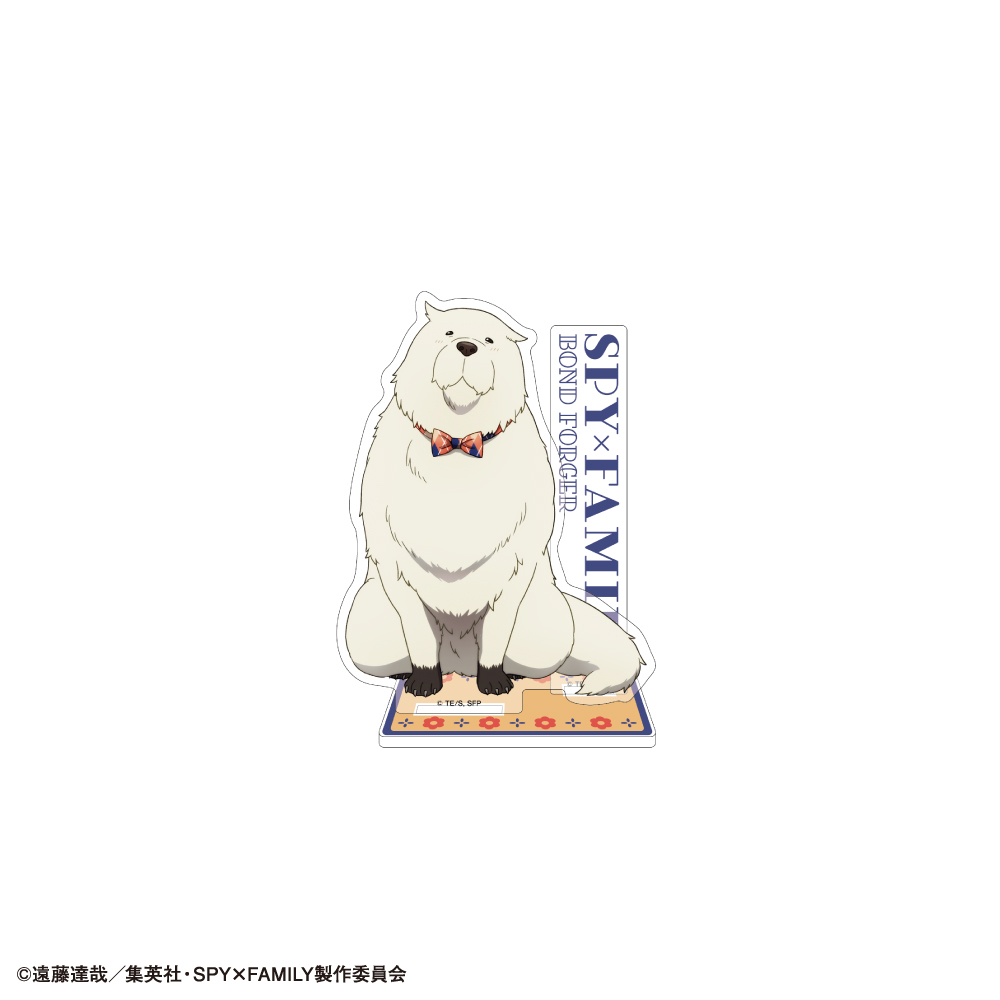 スパイファミリーアクリルスタンド/ボンド_アーガイル柄