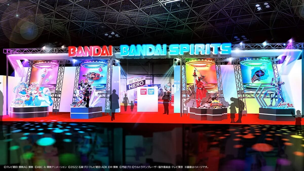 バンダイ・BANDAI SPIRITSブースのエントランス