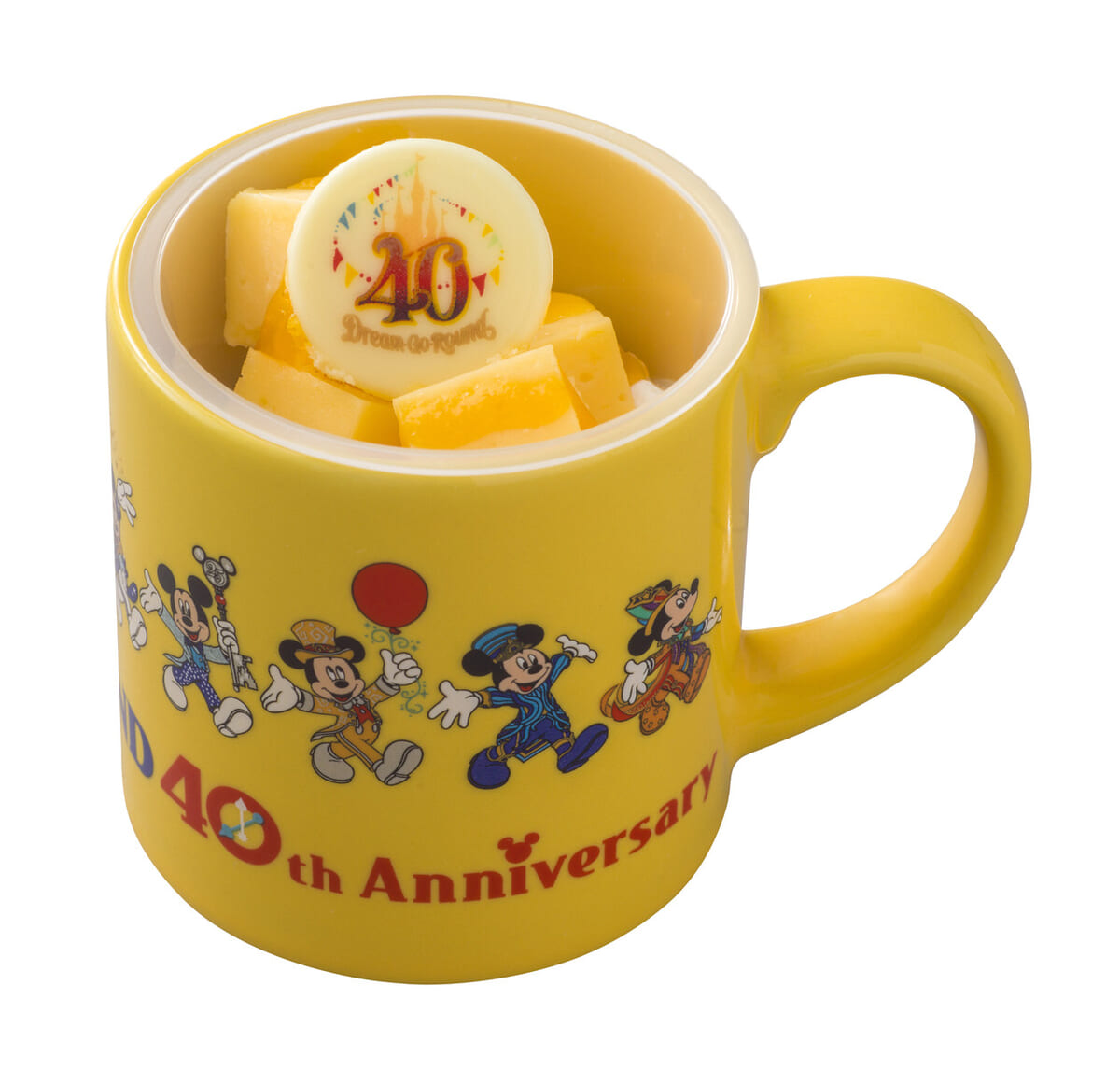 ディズニー　マグカップ　40周年