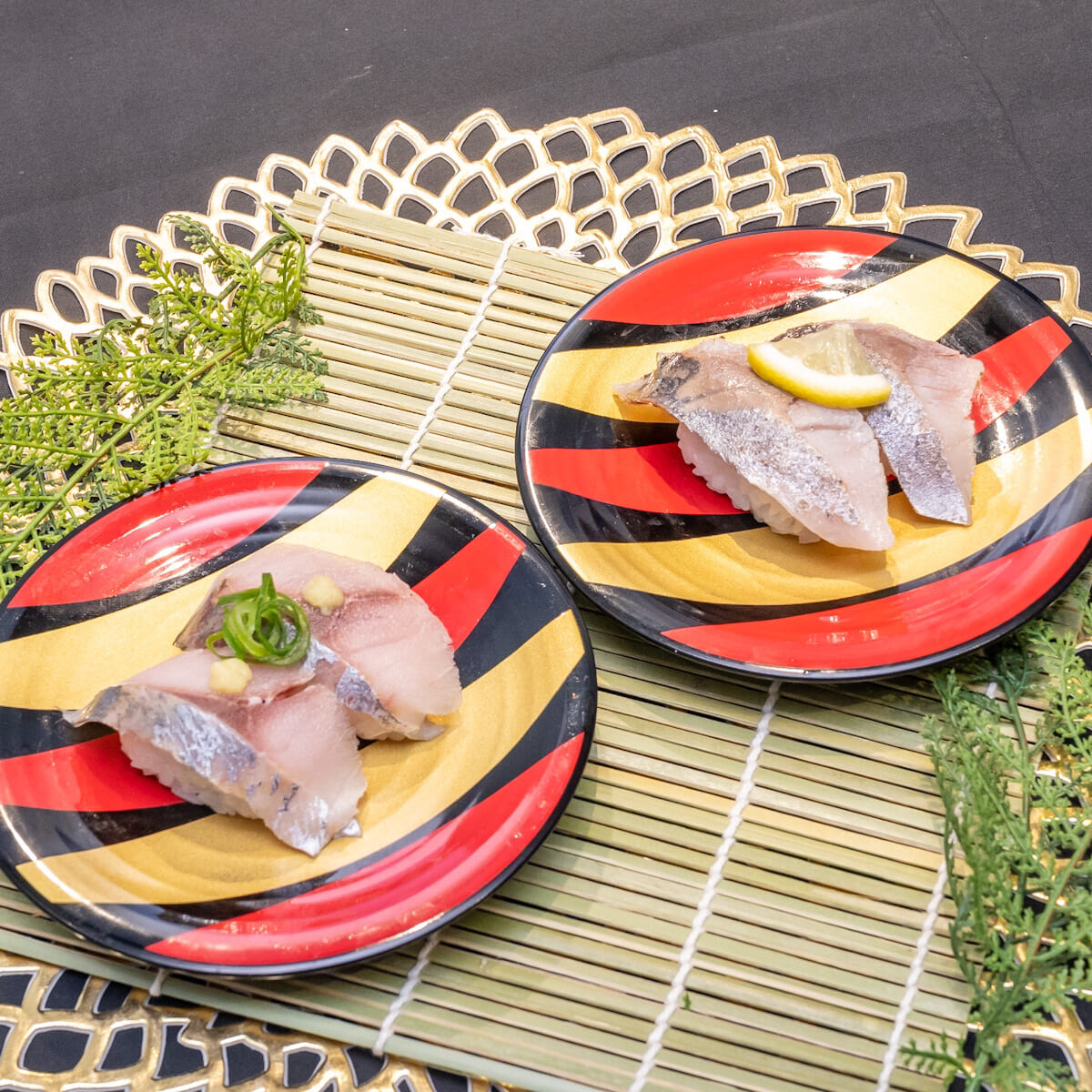 かっぱ寿司　玄天コラボ「長崎県産 天然あじ／天然あじ塩炙り」