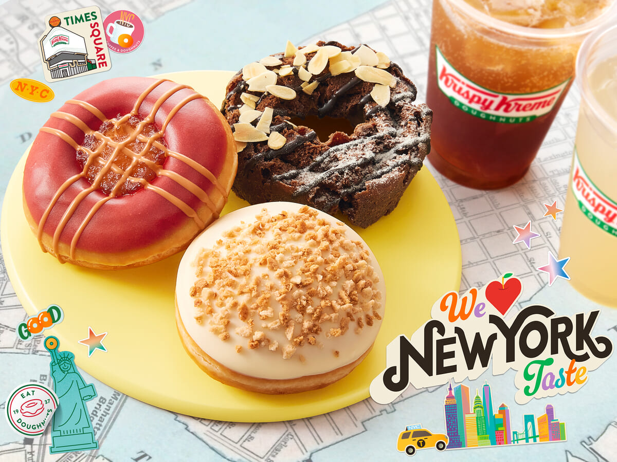 ニューヨークチーズケーキ、アップルパイ、ブラウニーをイメージ！クリスピー・クリーム・ドーナツ「We Love New York Taste」