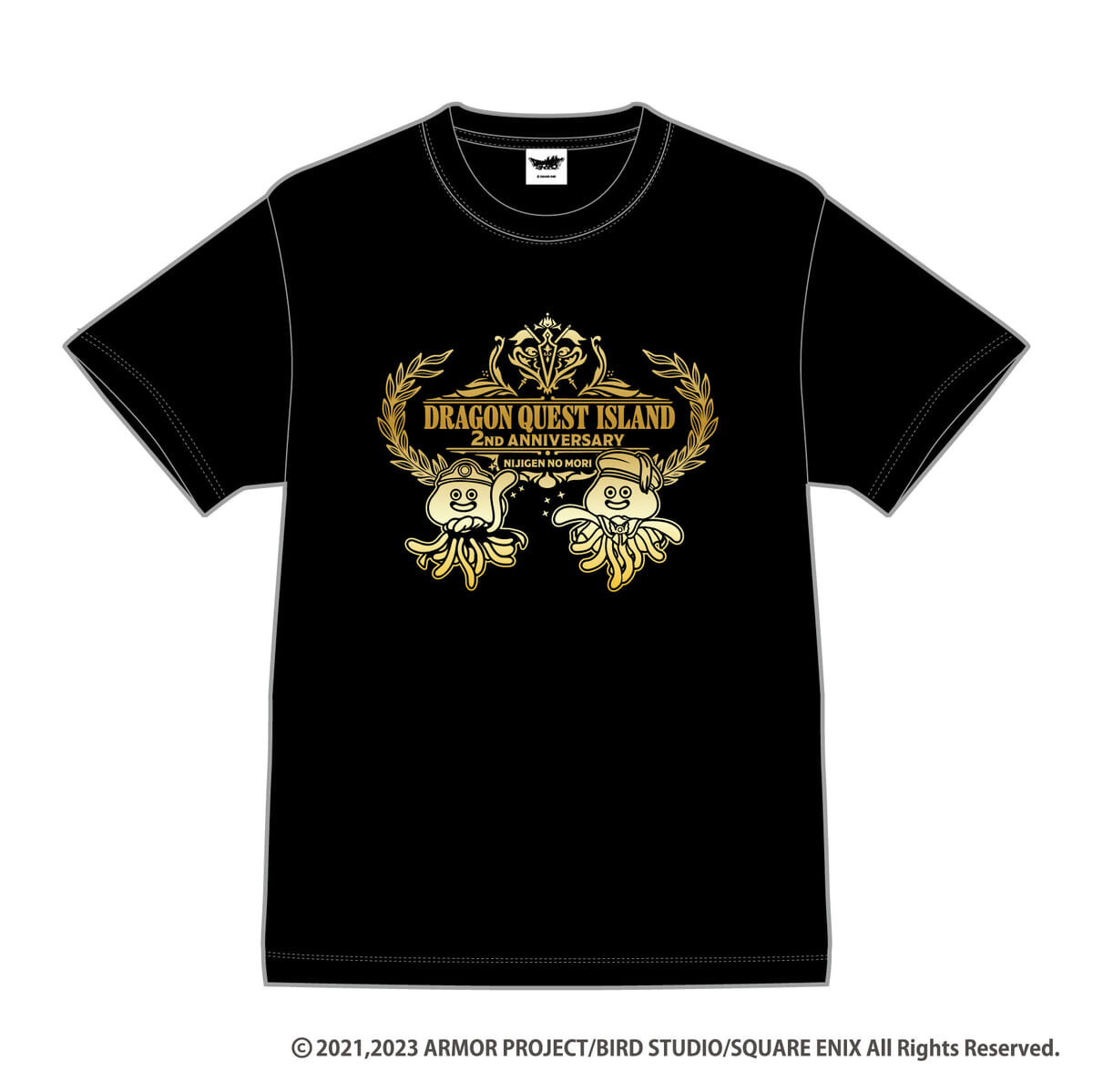 ドラゴンクエスト アイランド2周年記念箔押しTシャツ