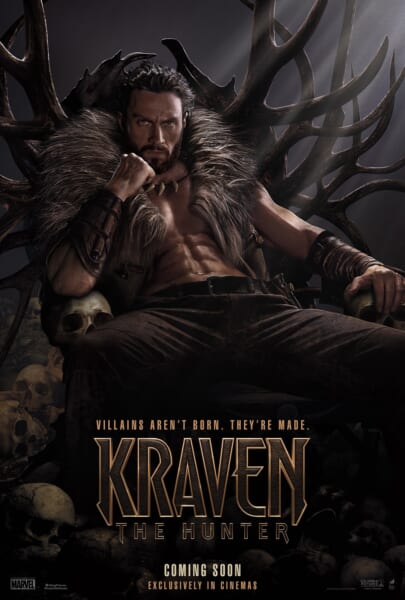 マーベル映画『クレイヴン・ザ・ハンター』ティザービジュアル
