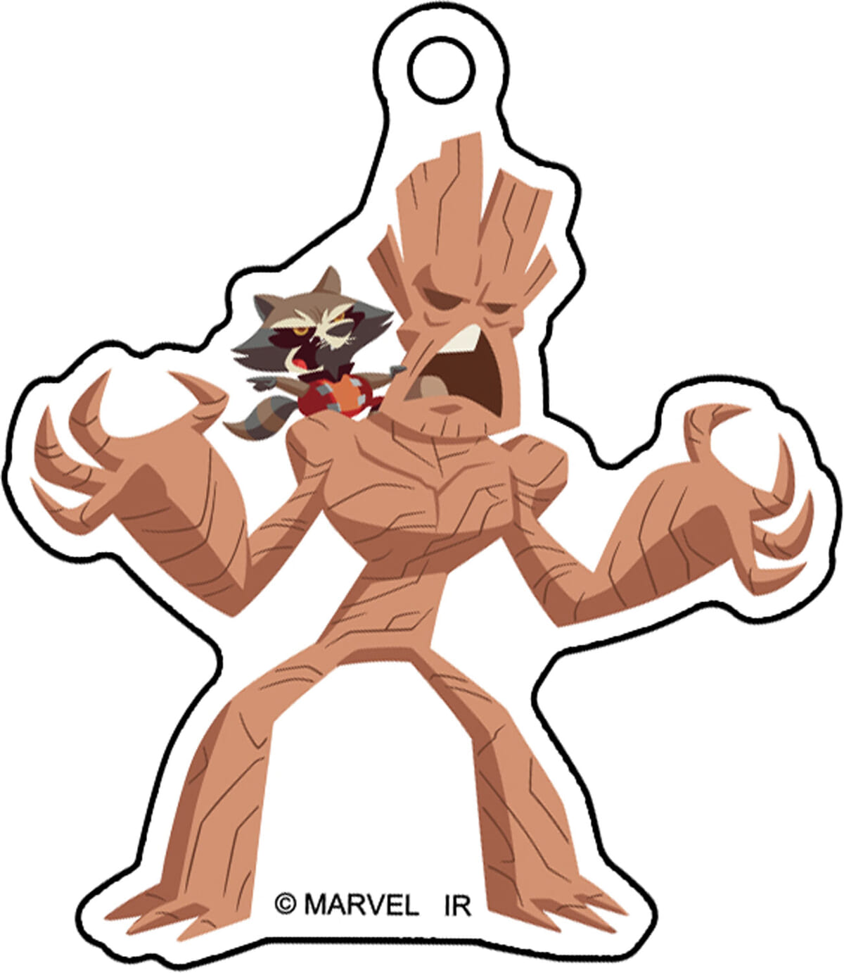 インロック MARVEL『GROOT』ブラインドアクリルキーホルダー3
