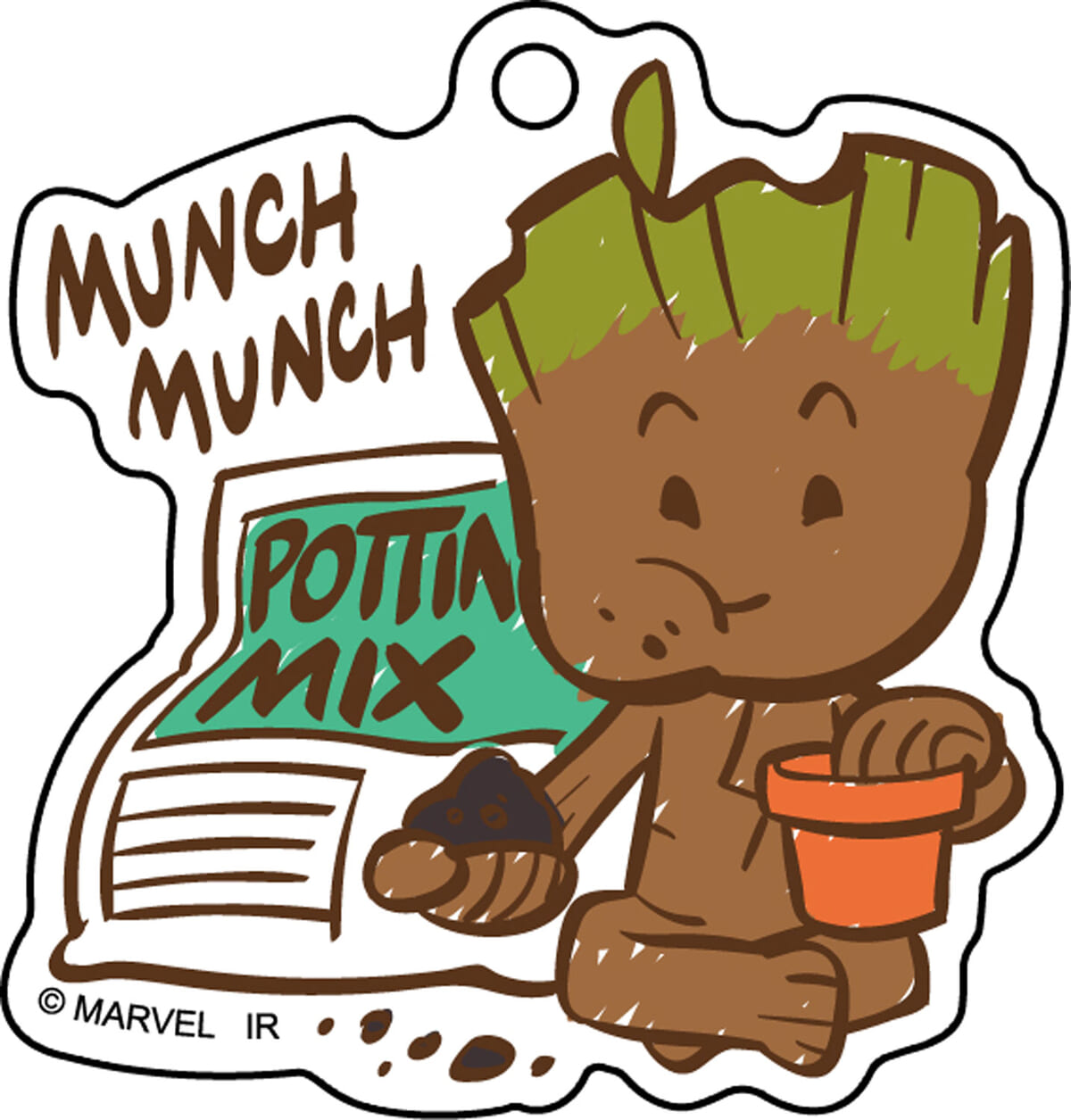 インロック MARVEL『GROOT』ブラインドアクリルキーホルダー6