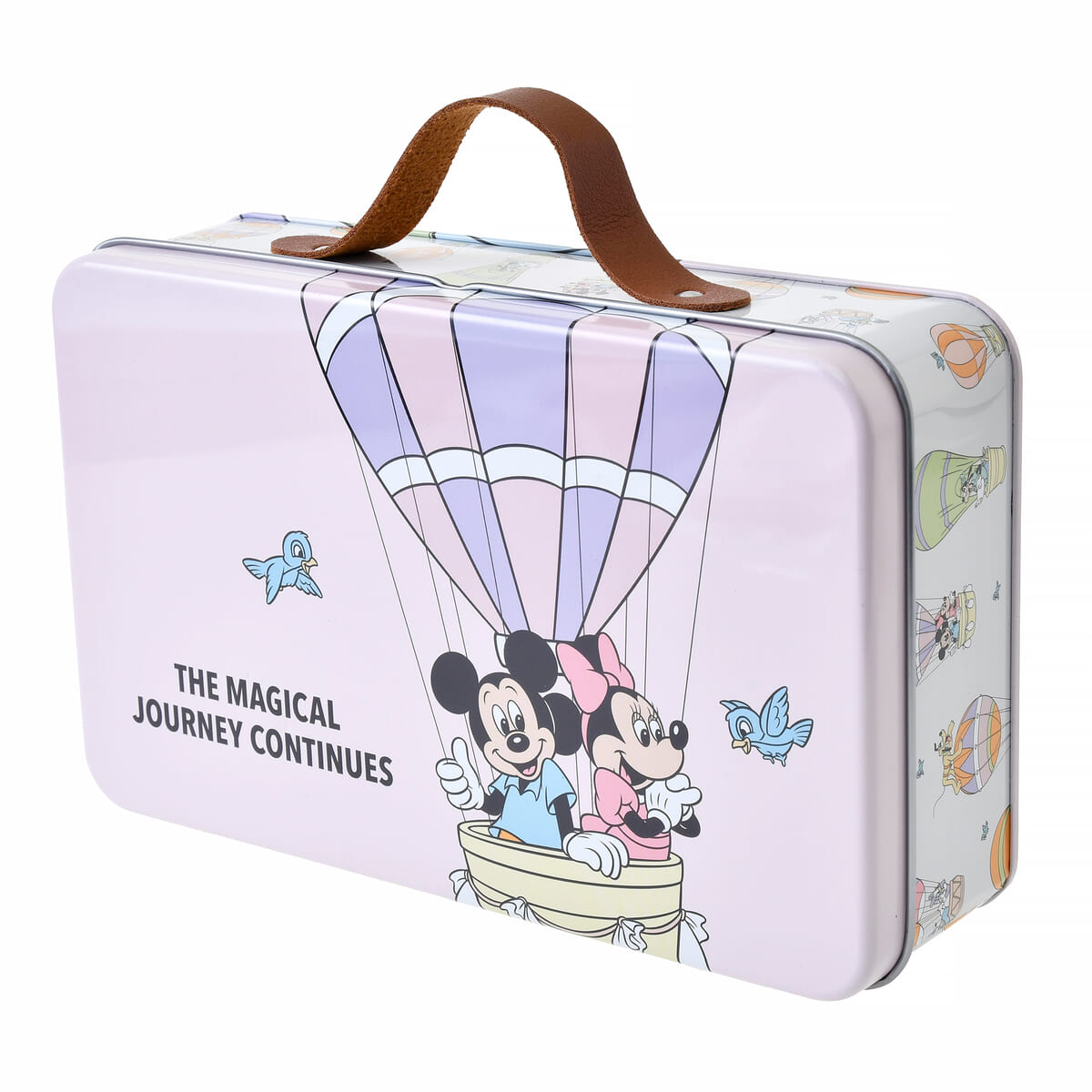 ミッキー＆フレンズ リーフパイ トランク缶入り 気球 Disney Store Japan 30th Anniversary2