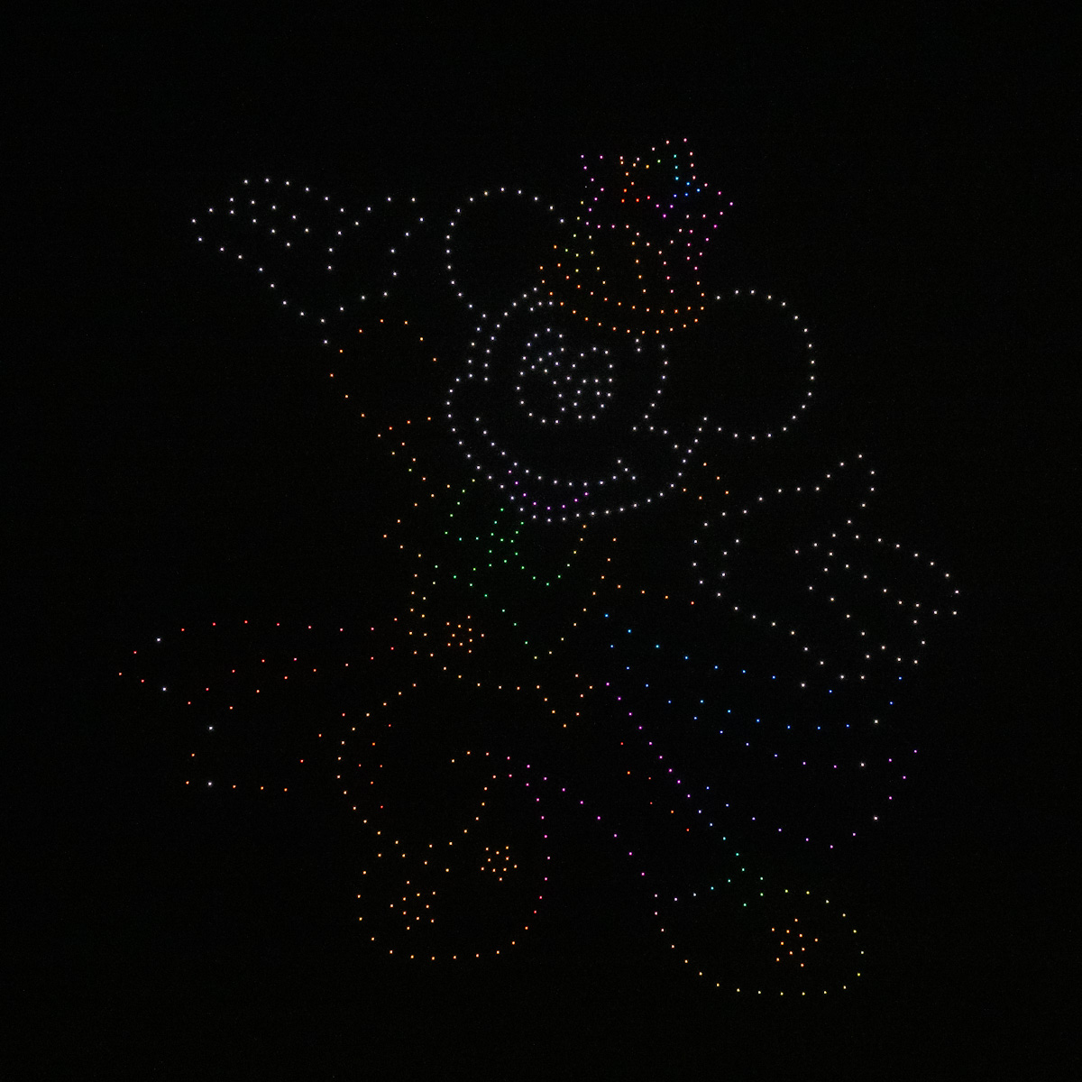 東京ディズニーリゾート®40周年スペシャルドローンショー　「ミッキーマウス」