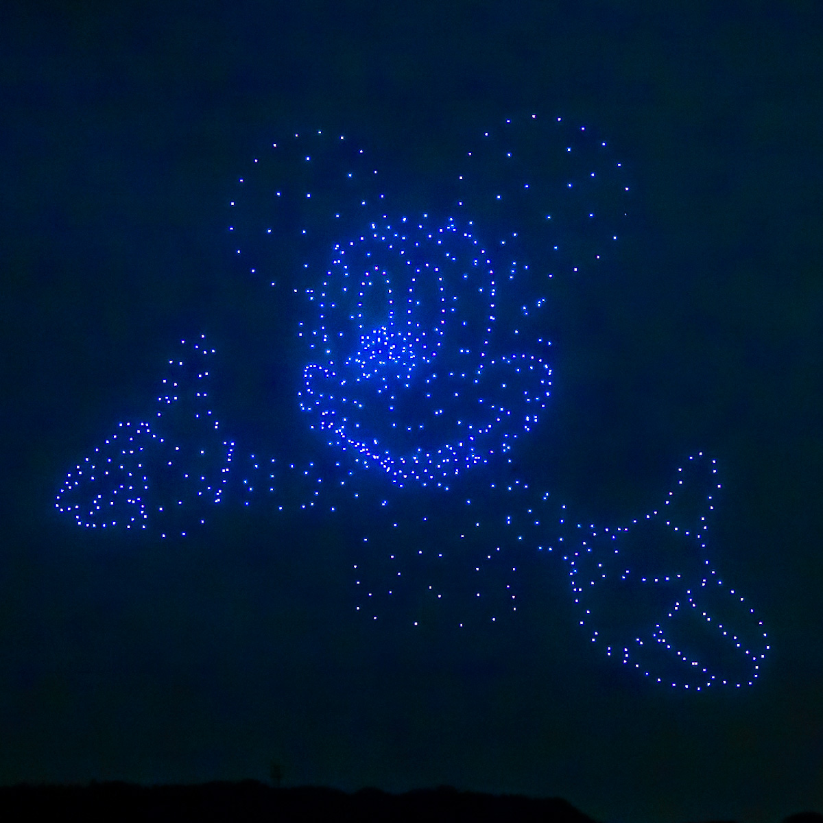 東京ディズニーリゾート40周年スペシャルドローンショー　「ミッキーマウス」