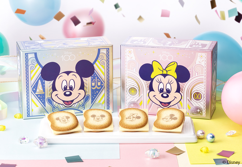 Disney SWEETS COLLECTION by 東京ばな奈『ディズニー100 ミッキー＆ミニー/ショコラサンド「見ぃつけたっ」』2