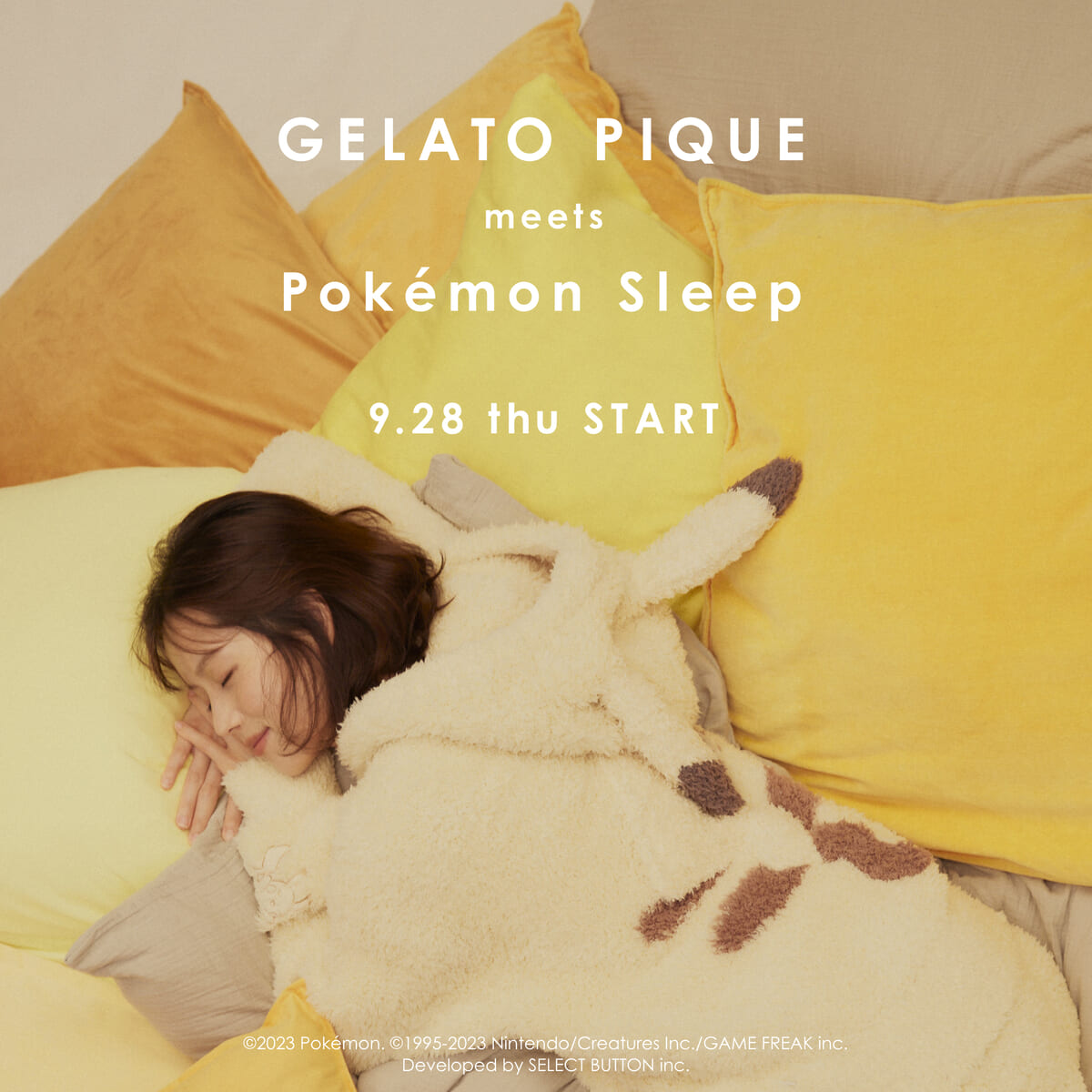 正規品直輸入】 gelato pique × Pokémon Sleep カビゴン カーディガン